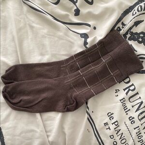 Brown Dress Socks